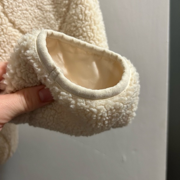 H&M Cozy Cream Teddy Jacket - Picture 2 of 5